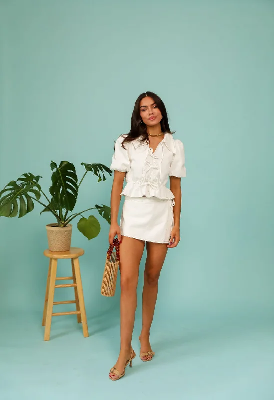 Weekend Discounts Worth Grabbing Ashton Blouse - Off White