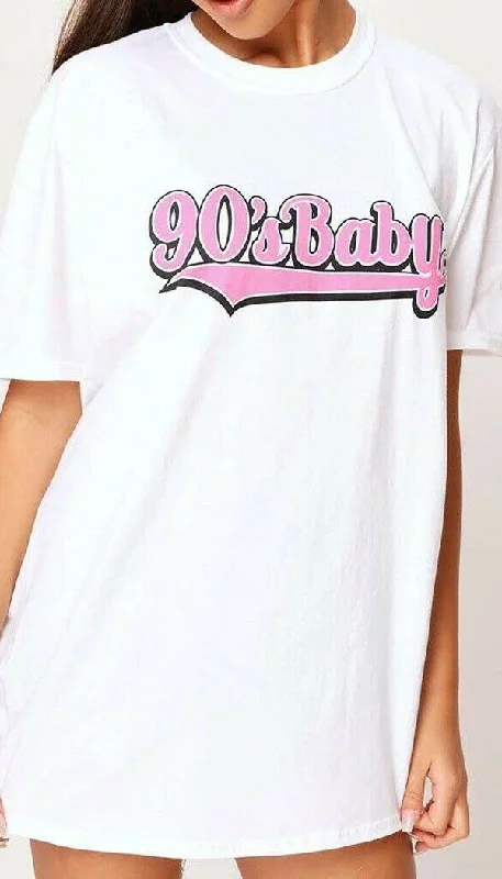 Price Smash " 90's Baby" Oversized T-Shirt
