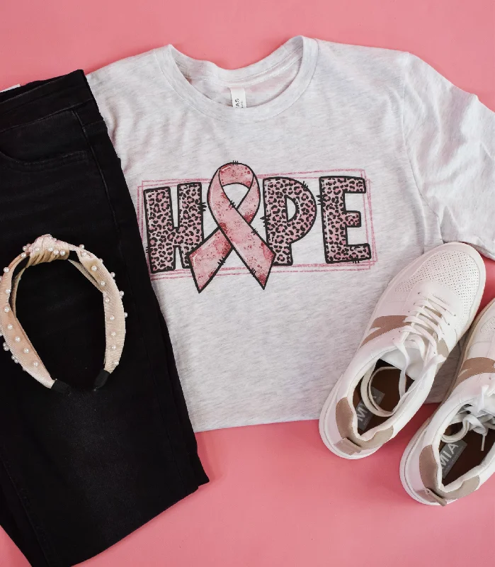 Can't Resist Hope - Breast Cancer Awareness Graphic Tee