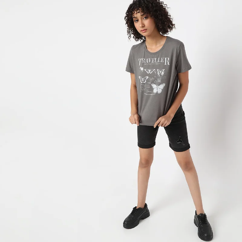 Reduced Price Regular Fit Graphic T-Shirt
