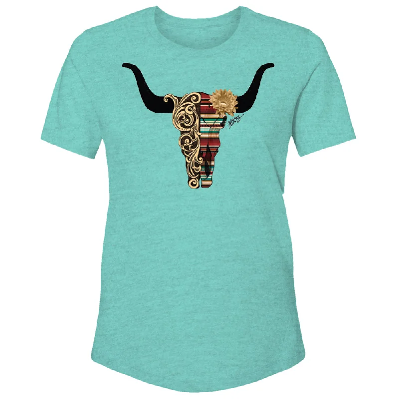 Savings Alert "Yuma" Turquoise Heather T-shirt