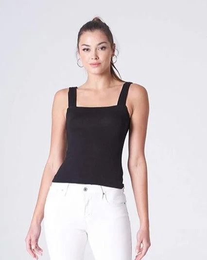 Can't Miss Black Fat strap tank