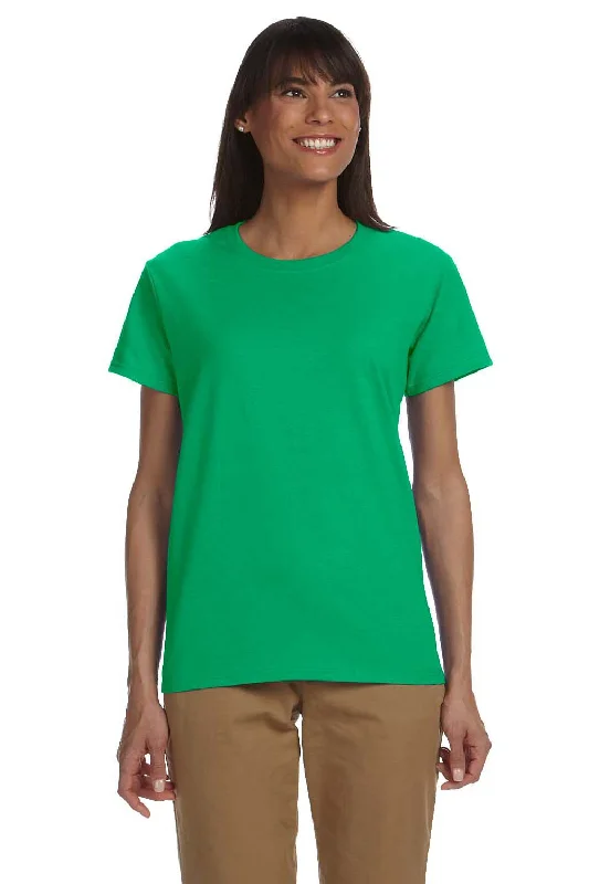 Weekend Savings Spectacle Gildan Womens Ultra Short Sleeve Crewneck T-Shirt - Irish Green - Closeout