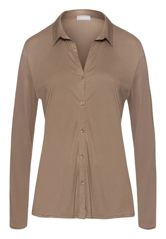 Buy Now Grand Central TENCEL™ and Silk Shirt | Taupe 77305-2847