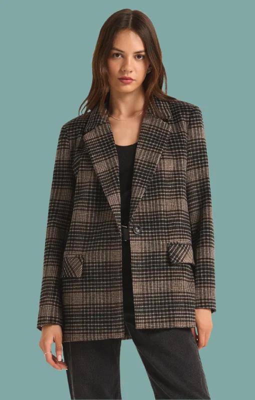 Great Deals Kingston Relaxed Plaid Blazer