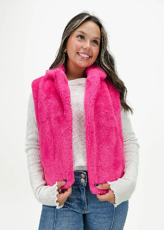 Holiday Sale Angelica Plush Faux Fur Vest