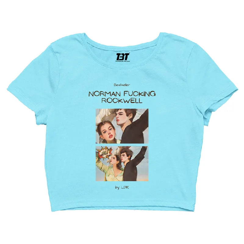 Instant Savings Lana Del Rey Crop Top - Norman Fucking Rockwell