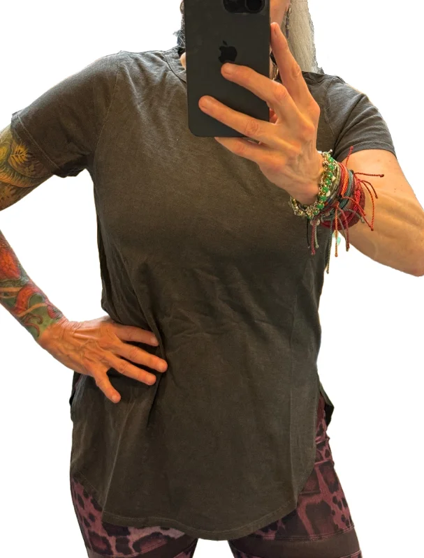 Amazing Deals TLA Slim Shirttail Crew Neck Tee and Petite and Plus
