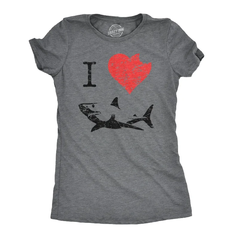 Bargain Bin I Love Sharks Women's T Shirt