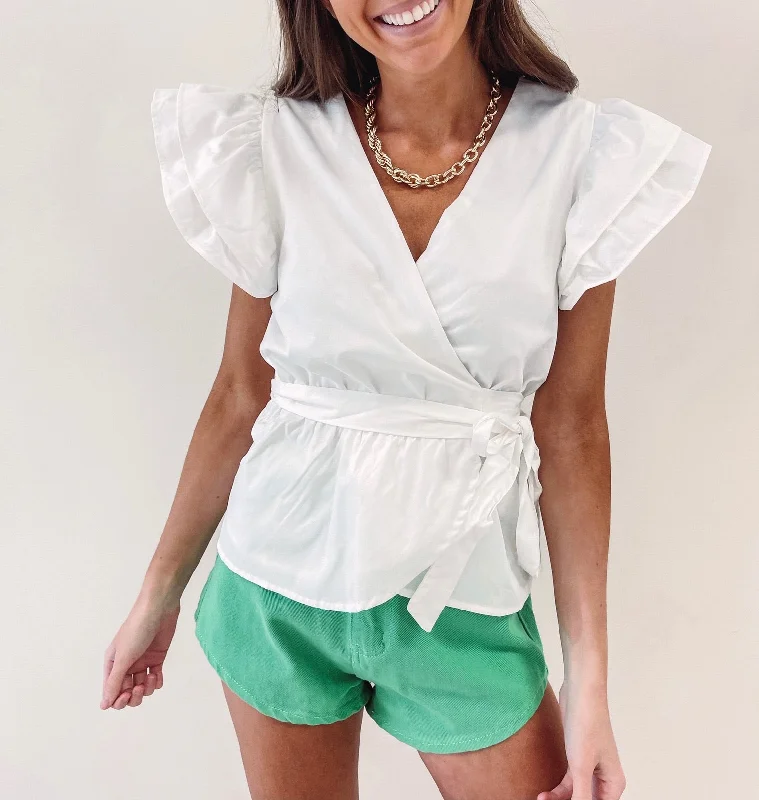 Exclusive Savings Melissa Ruffle Top