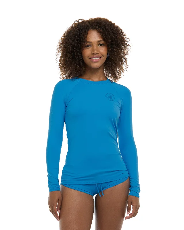 New Arrival Smoothies Sleek Long Sleeve Rashguard - Wave