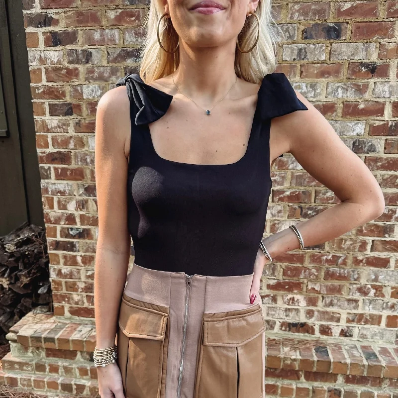 Shop the Weekend Away Kaleigh Black Bodysuit