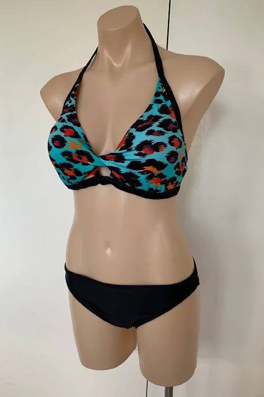 Special Buy Ocean Curl - Piper Bikini Top - Aqua Print