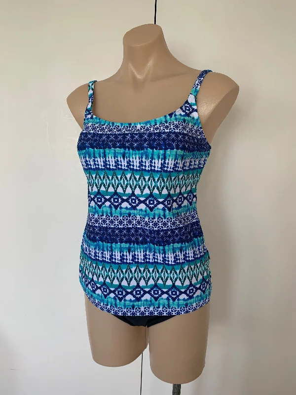 Now Available Ocean Curl - Tankini Honey - Blue Print
