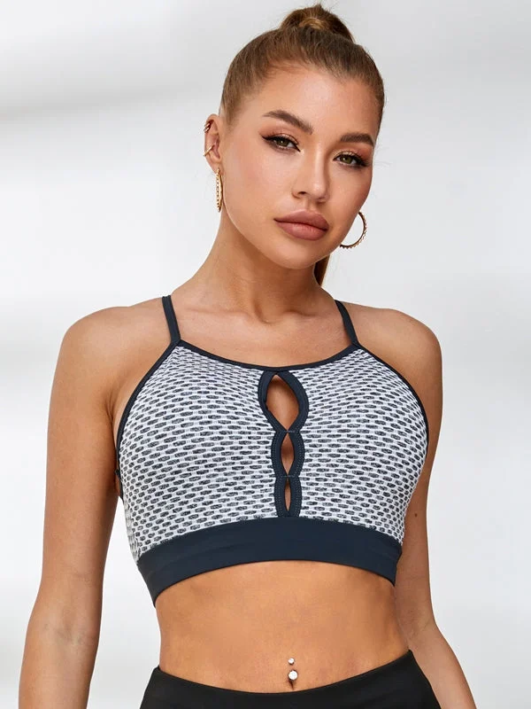 Quick Deals ZASUWA Female Cutout Tiktok Sports Bras