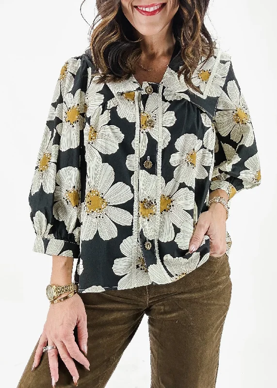 Weekend Bargains Just for You Daisy Printed Top