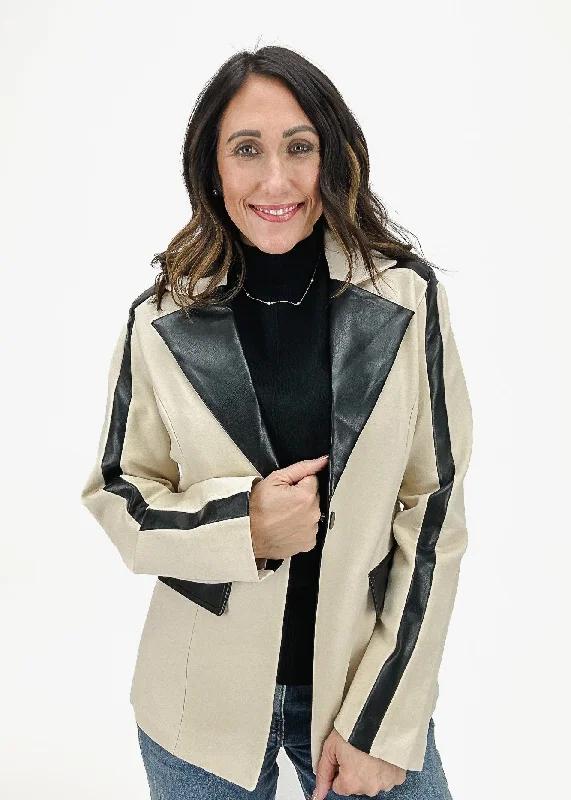 Weekend Discounts to Celebrate Sage Contrast Trim Blazer