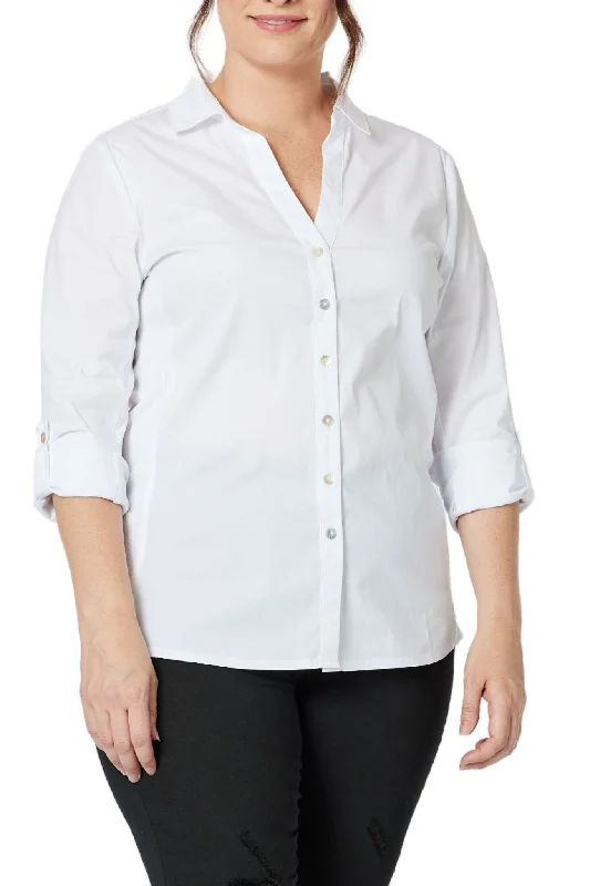 Weekend Bargains to Relish EMMA RIB DETAIL SHIRT - 39952GS