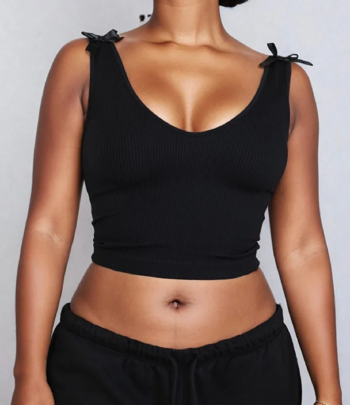 Cash Savings Coquette Essential Tank (blk)