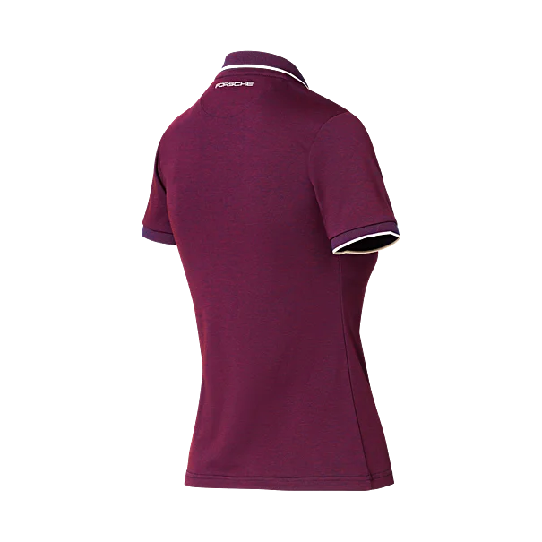 Steal Deal Porsche Women's Polo shirt, Burgundy - Heritage