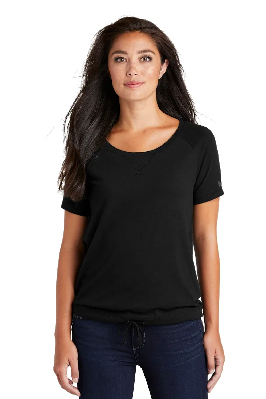 Weekend Savings Bonanza New Era Womens Performance Cinch Moisture Wicking Short Sleeve Wide Neck T-Shirt - Black Weekend Savings Bonanza New Era Womens Performance Cinch Moisture Wicking Short Sleeve Wide Neck T-Shirt - Black