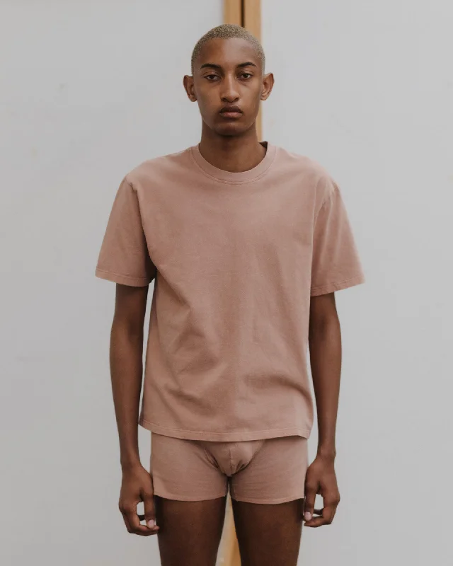 Weekend Offers That Thrill Briar Tee Shirt - Regenerative Cotton Jersey - Garnet Orange