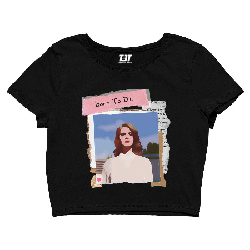 Deal Frenzy Lana Del Rey Crop Top - Born To Die
