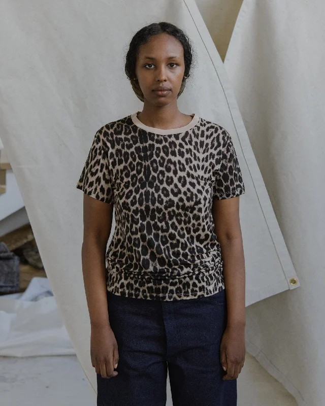Weekend Deals That Please Tee Shirt - Bamboo Lyocell - Leopard