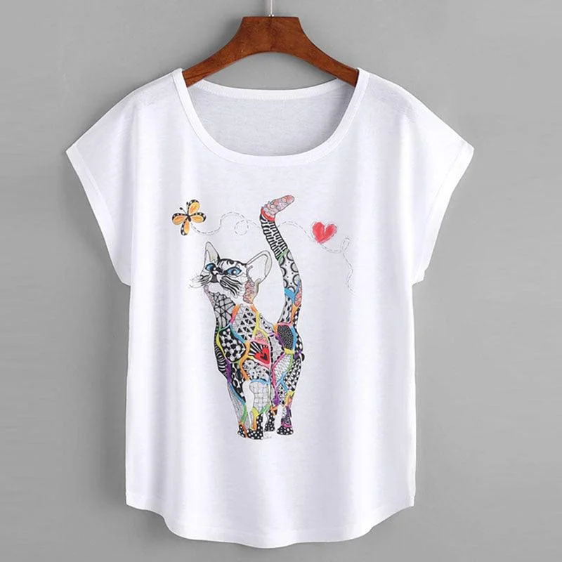 Price Slash PATCHES THE CAT TEE