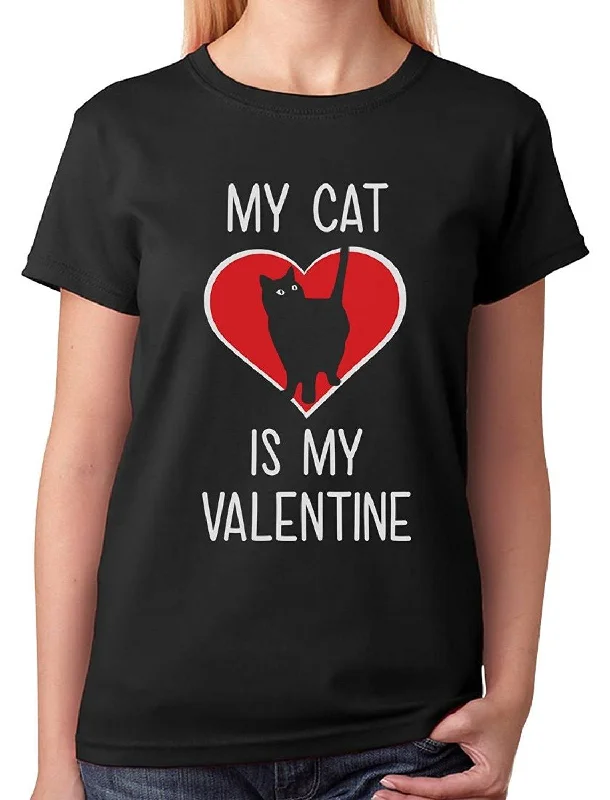 Can't Miss MY CAT IS MY VALENTINE TEE