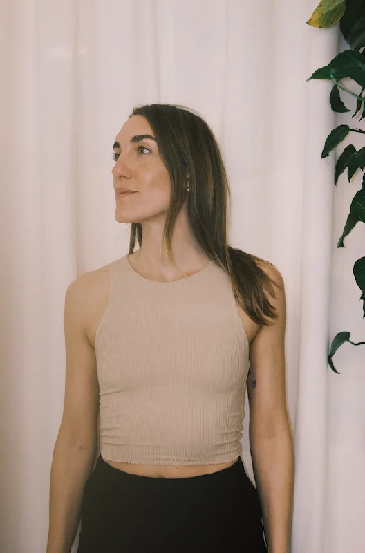 Today’s Deal crop top - aria - sand