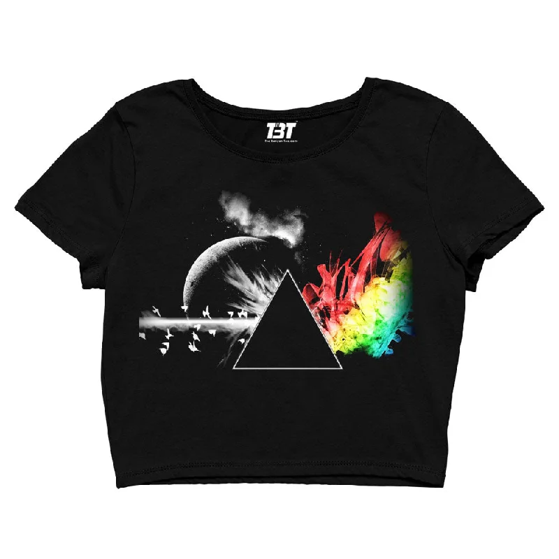 Limited Time Pink Floyd Crop Top - Dark Side Of The Moon Art