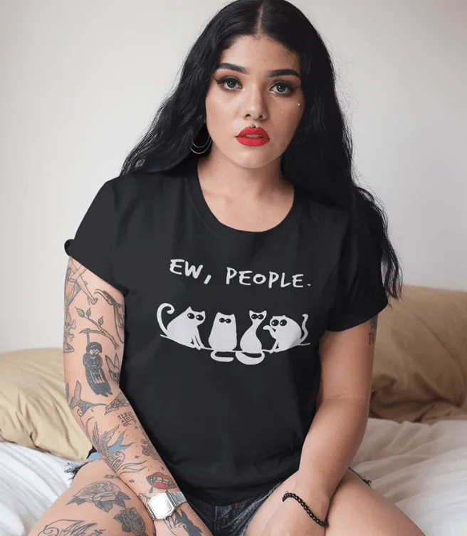 Super Sale CATS ONLY PLEASE TEE