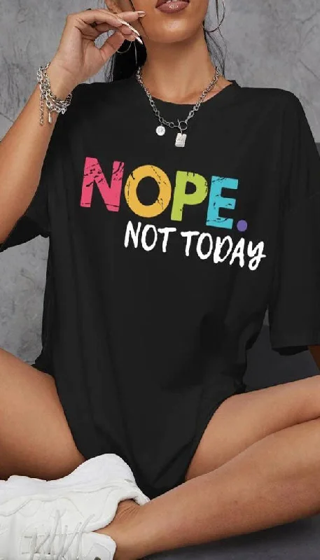Price Rollback Rainbow NOPE Slogan T-shirt
