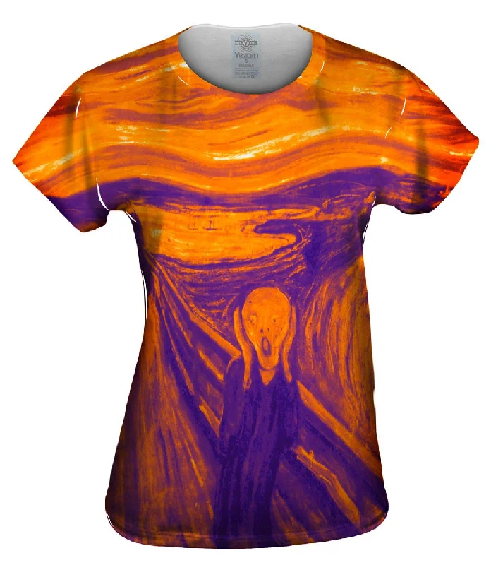 New Deal Pop Art - "Munch Scream Purple Orange" (1893)