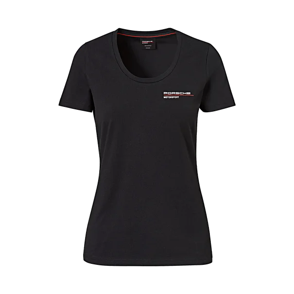 Shop Now Porsche Ladies T-Shirt (Black)- Motorsport Collection