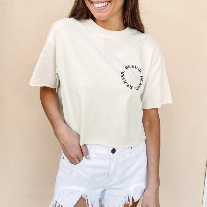 Reduced Price Be Kind Cropped Tee