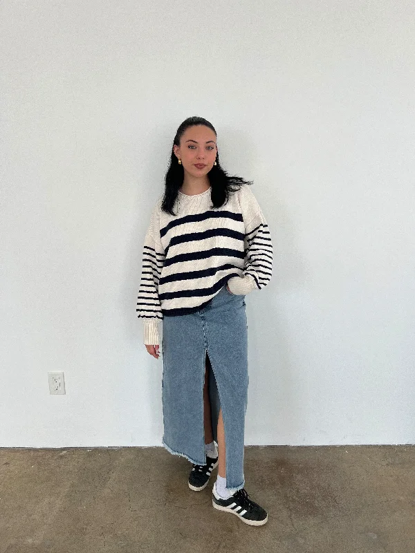 Weekend Bargains to Savor My Way Striped Sweater