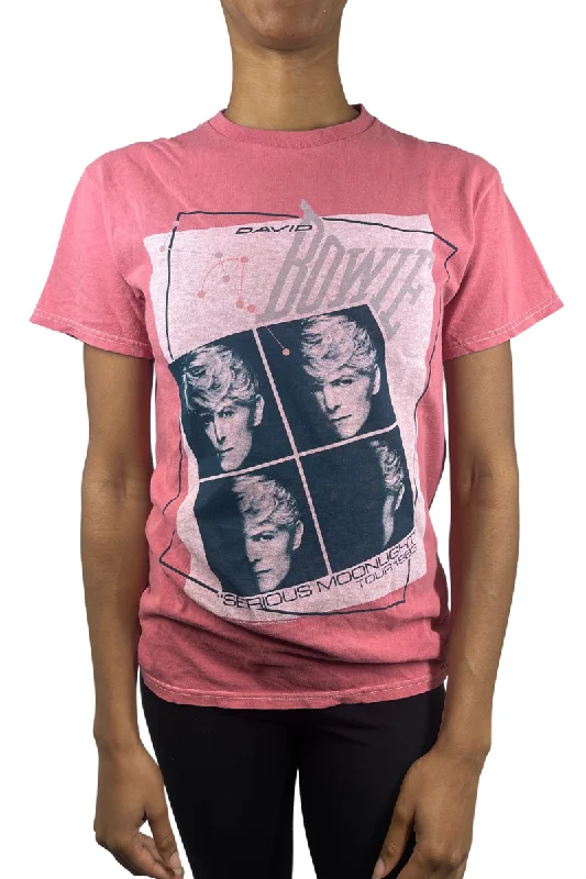 Super Deal Bowie Serious Moonlight Tee Shirt by Junk Food