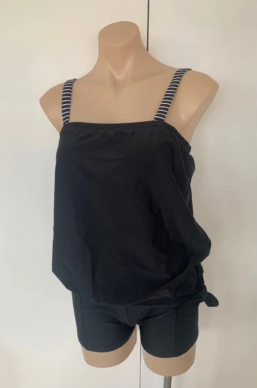 Mega Discount Ocean Curl - Tankini Dee - Black