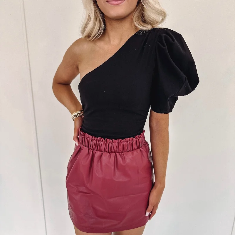 Final Clearance Max One Shoulder Bodysuit