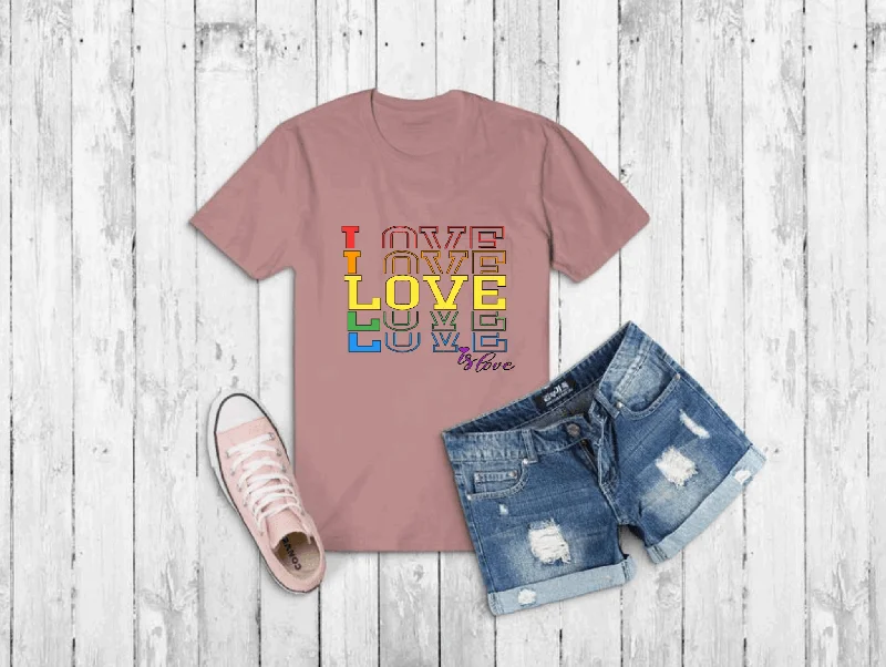 Mega Sale LOVE IS LOVE PRIDE TEE
