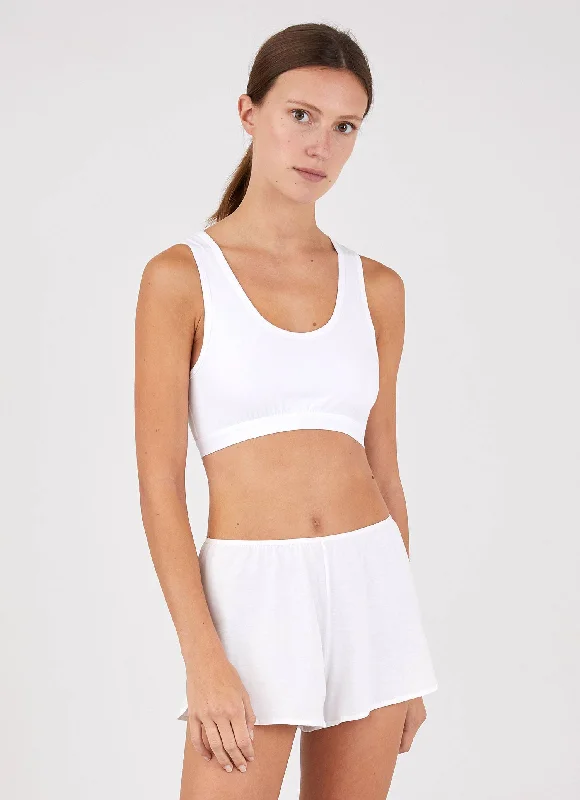 Special Discount Women's Crop Top in White