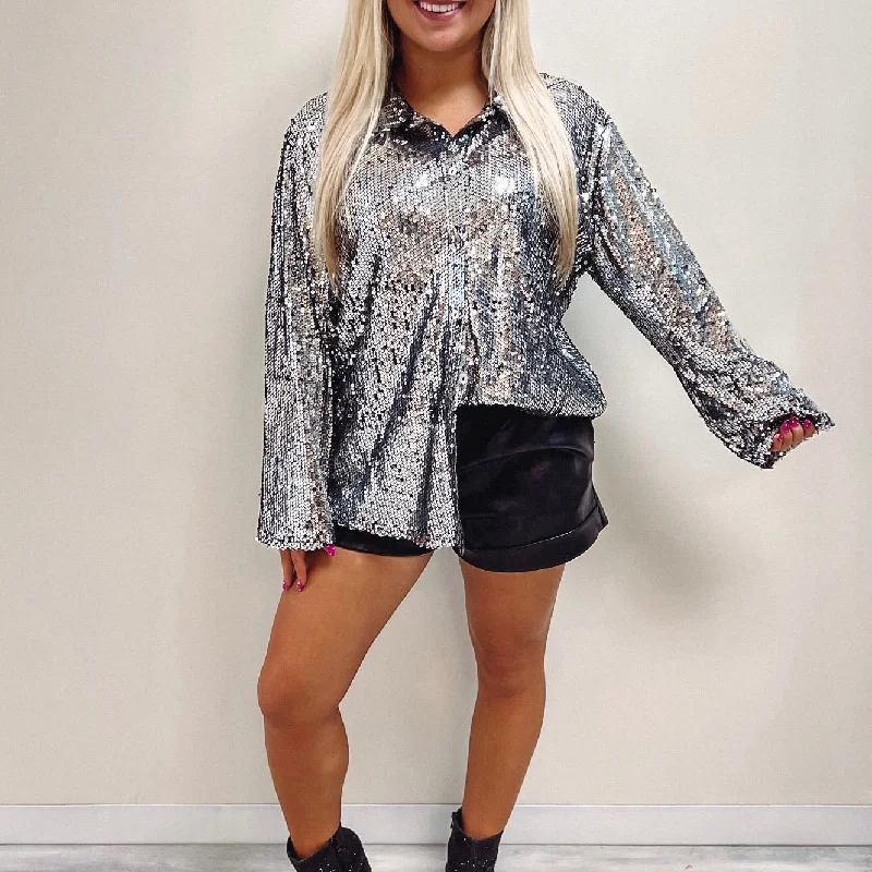 Bargain Alert Sonya Sequin Shirt