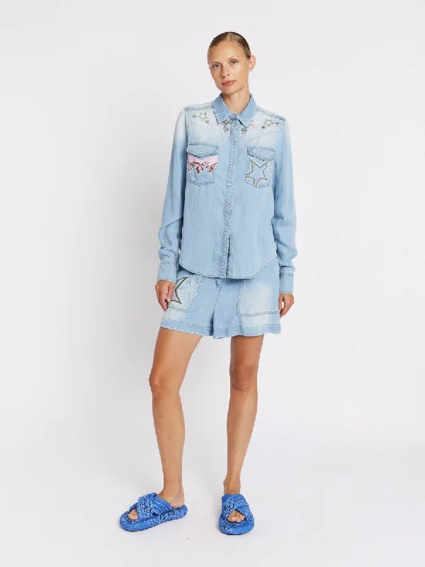 Weekend Offers That Please Cabana Flamme Denim Shirt
