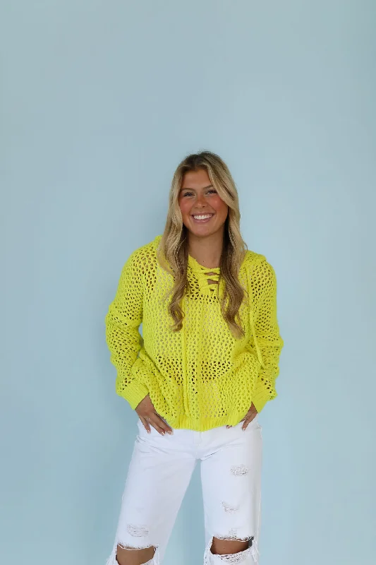 Limited Offer Luna Slouchy Hoodie - Lemon