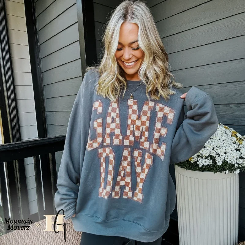 Exclusive Savings Game Day Checkerboard Sweatshirt