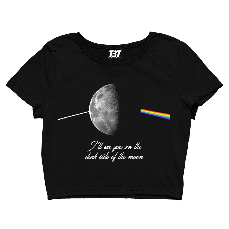 Weekend Deal Pink Floyd Crop Top - I'll See You On The Dark Side