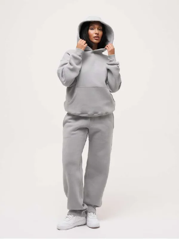Weekend Sale: Don't Miss Out Loose Kangaroo Pocket Hooded Pant Sets