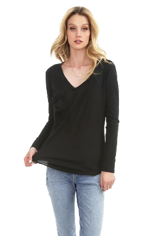Weekend Offers That Impress Long Sleeve Boyfriend Tee